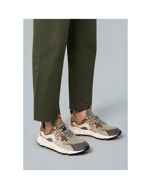Flower Mountain Metallic Sneakers for men