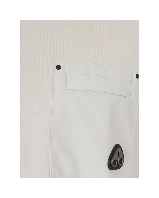 T-Shirts di Moose Knuckles in White da Uomo