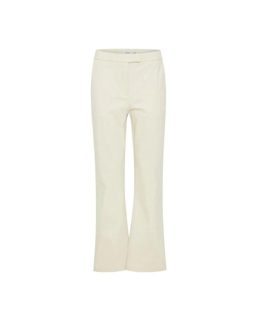 B.Young Natural Wide Trousers