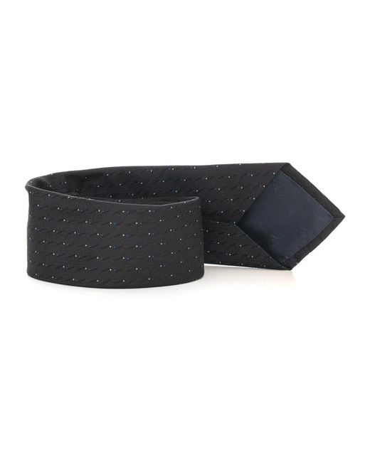 Emporio Armani Black Ties for men