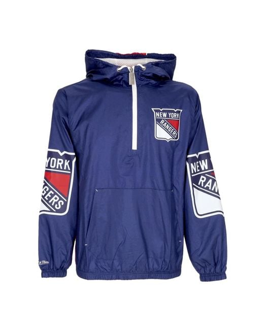 Mitchell & Ness Blue Light Jackets for men