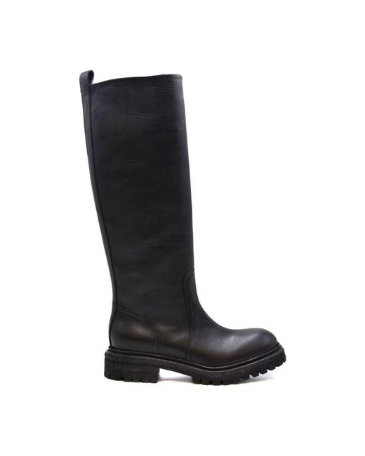 Roberto Del Carlo Black High Boots