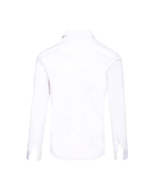 Burberry White Formal Shirts for men