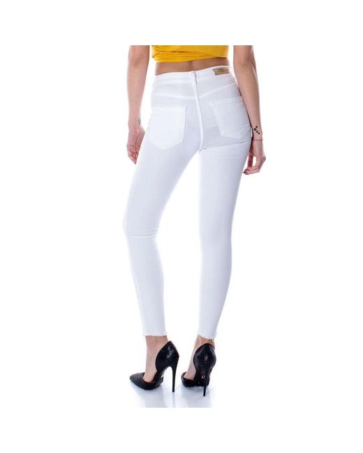 ONLY Skinny Jeans in het White