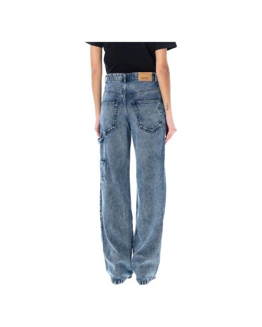 Isabel Marant Blue Wide Jeans