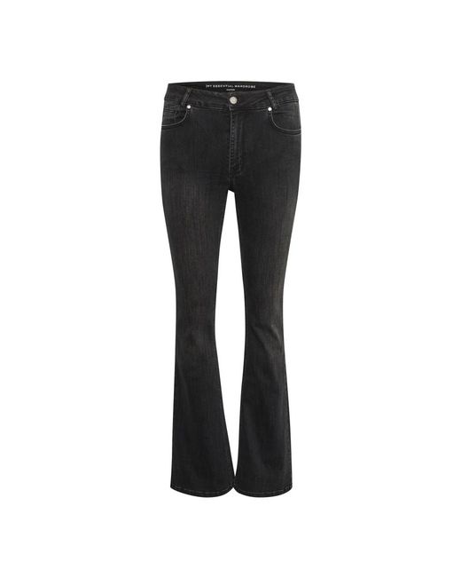 My Essential Wardrobe Black Bootcut Jeans