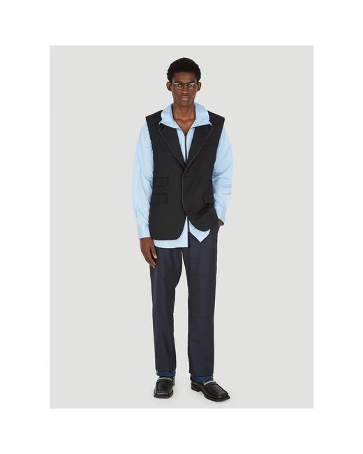 BOTTER Blue Waistcoats for men