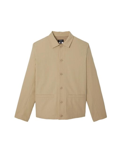 A.P.C. Rodney Jacket in het Natural voor heren