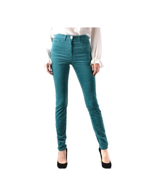 Elisabetta Franchi Blue Skinny Fit Jeans