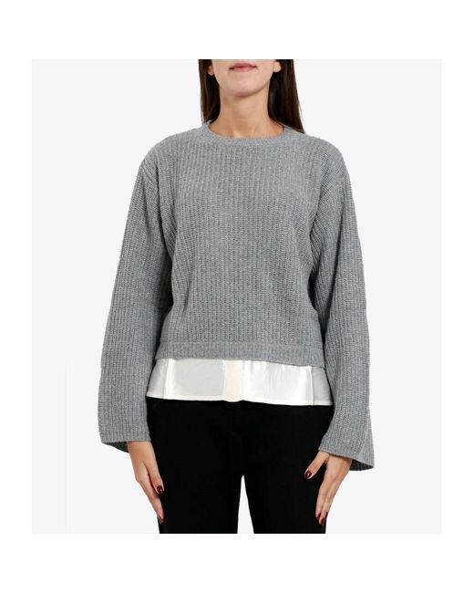 Kaos Gray Eleganter wollmischpullover