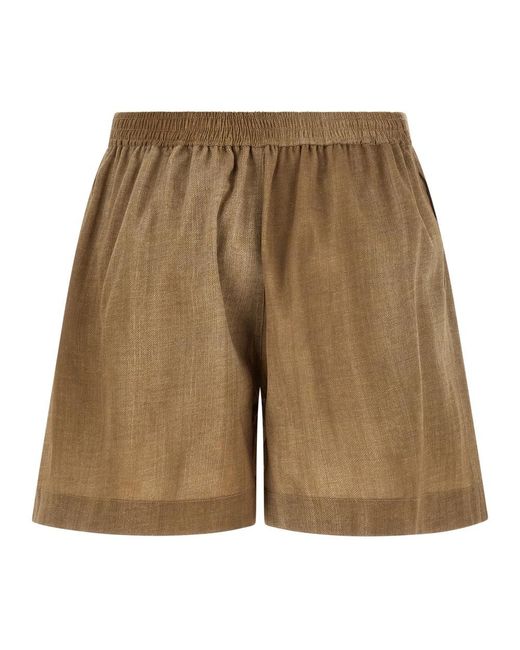Ermanno Scervino Natural Casual Shorts