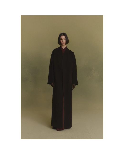 Cortana Black Belted Coats
