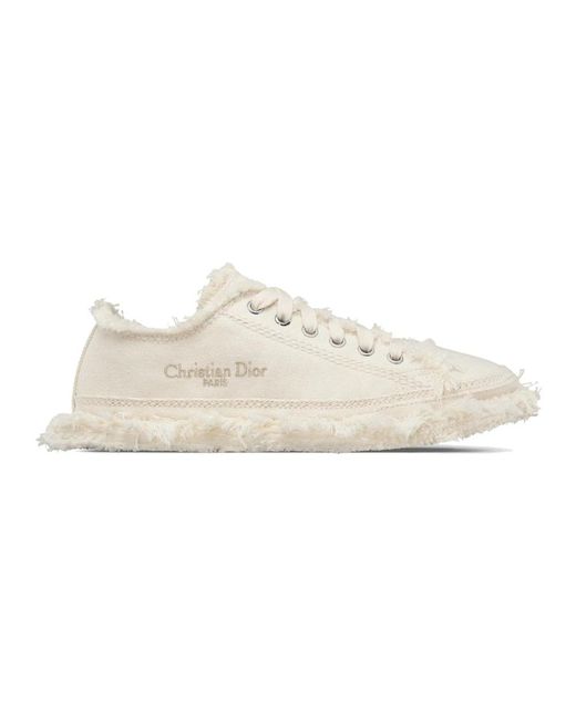 Dior White Canvas sneakers ss22