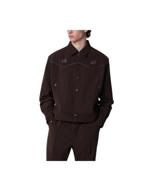 Needles Black Light Jackets for men