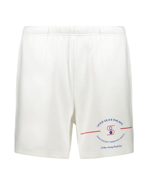 Mr. Saturday White Casual Shorts for men
