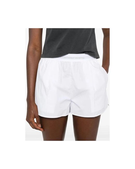 Alexander Wang White Stylische Kurze Hose