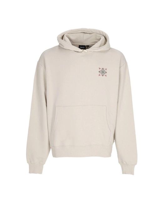DOLLY NOIRE Beiger Kapuzenpullover Mit Fronttasche in White für Herren