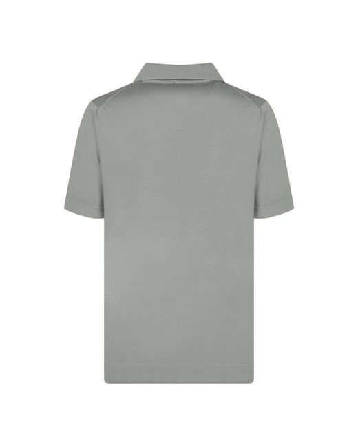 Dell'Oglio Gray Polo Shirts for men