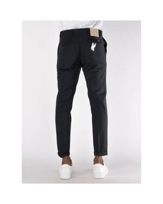 AT.P.CO Blue Cropped Trousers for men