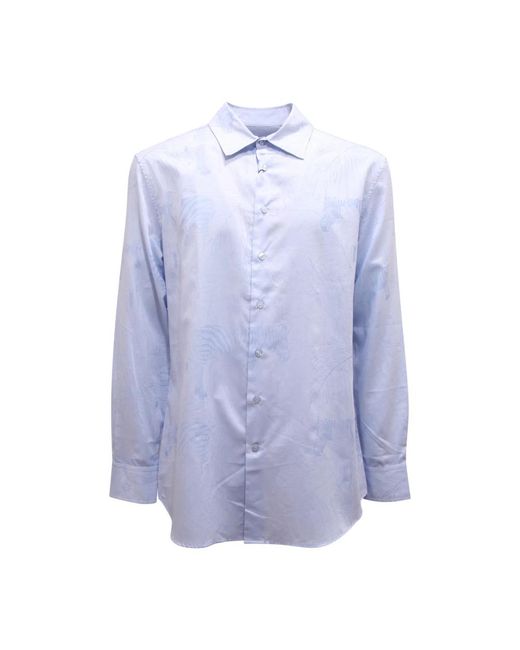 Etro Katoenen Overhemd Made in het Blue voor heren
