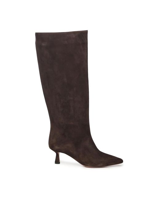 Giuliano Galiano Brown Heeled Boots