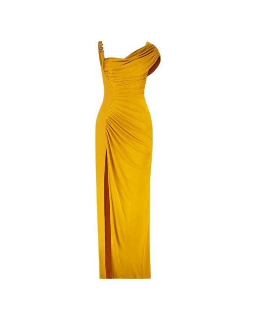 Gowns Versace en coloris Yellow