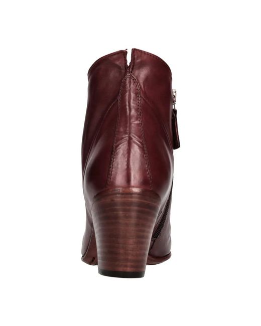 Hundred 100 Purple Heeled Boots