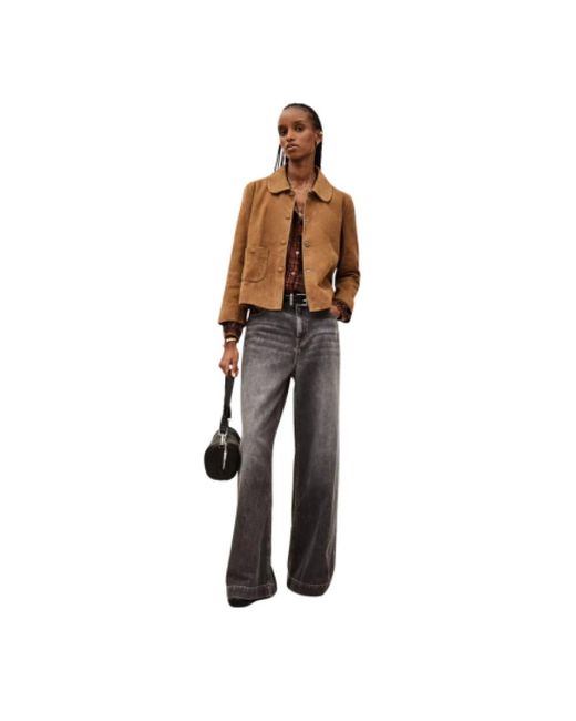 Light Jackets Ba&sh de color Brown