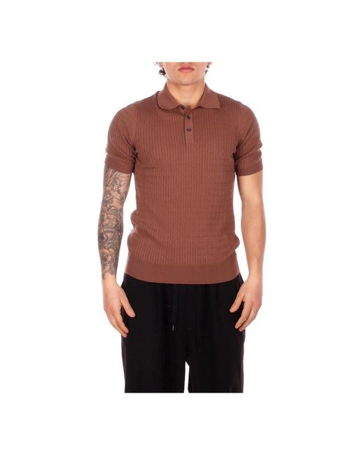 Tagliatore Red Polo Shirts for men