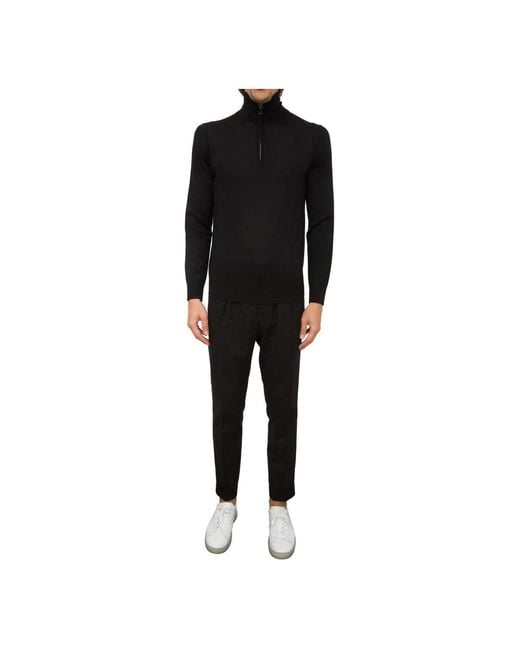 Paolo Pecora Black Turtlenecks for men