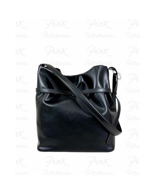 Emporio Armani Black Bucket Bags