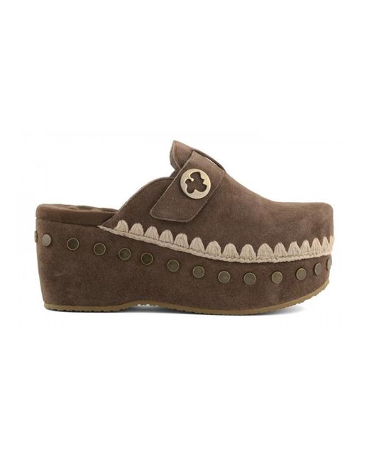 Mou Brown Sommer Clogs