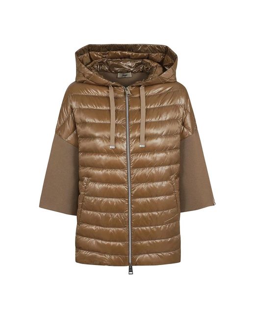Herno Brown Down Jackets