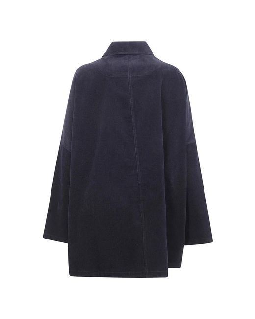 Totême Blue Single-Breasted Coats