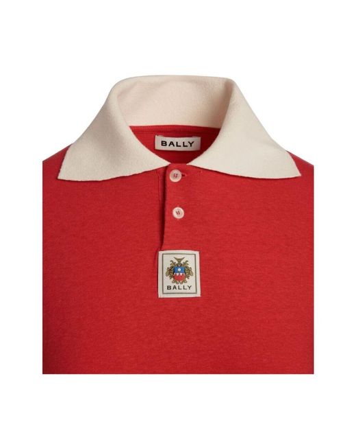 Bally Red Polo Shirts