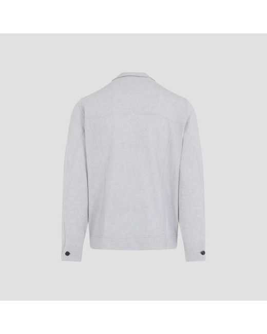 Kiton Gray Light Jackets for men
