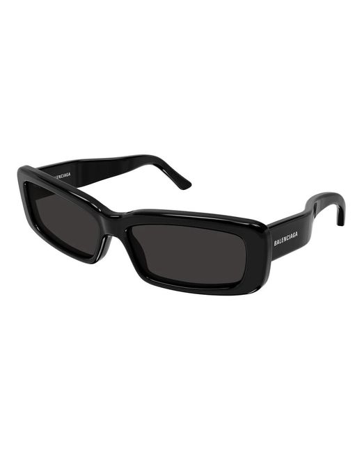 Balenciaga Black Extreme rechteckige sonnenbrille