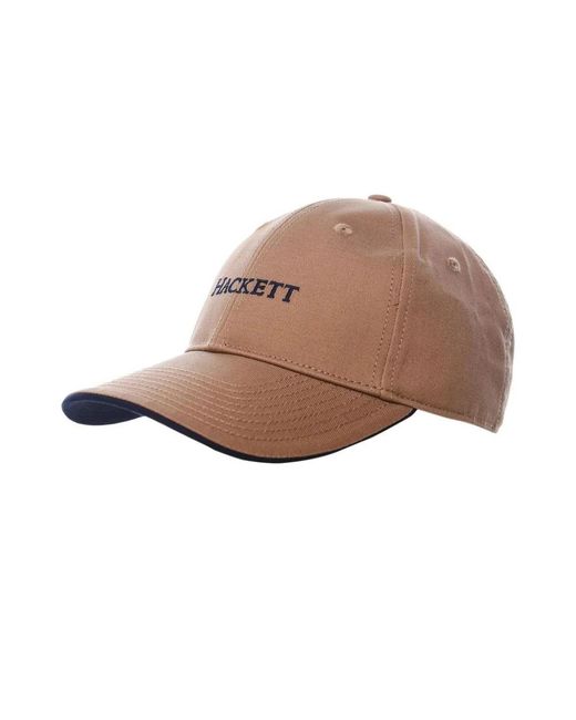 Hackett Accessoires ,Bruin ,Classic Cap in het Brown voor heren