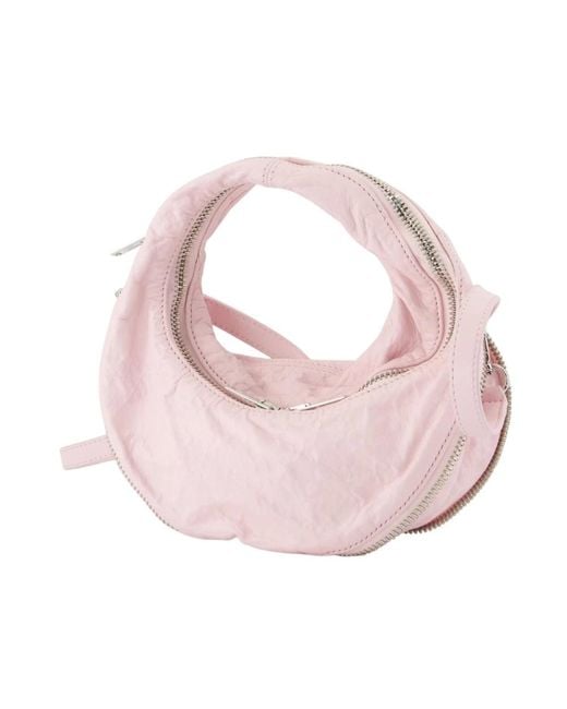Alexander Wang Roze Leren Mini Crossbody Tas in het Pink