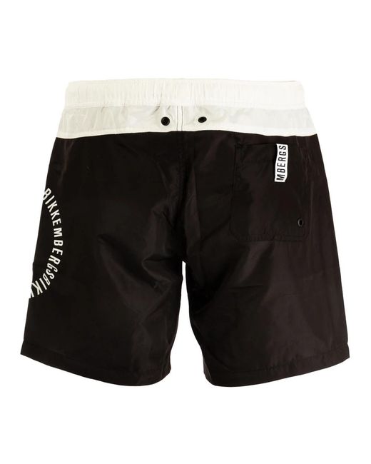 Bikkembergs Black Beachwear for men