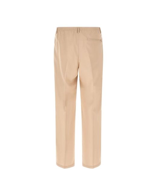 Cellar Door Natural Straight Trousers for men