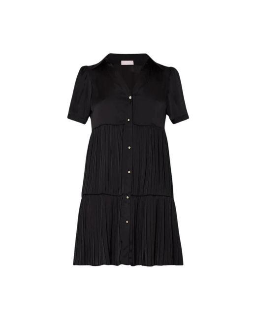 Liu Jo Black Shirt Dresses