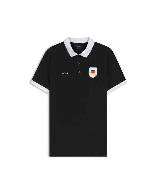 HUGO Paddy.002 Polo in het Black voor heren