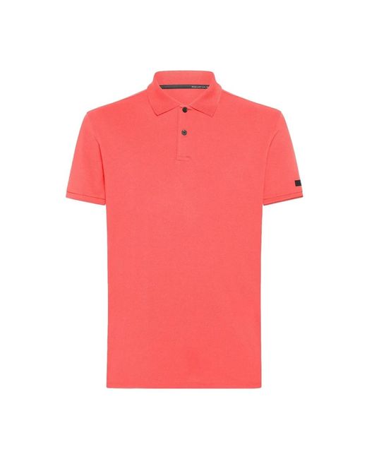 Rrd Tops ,Rood ,Katoen Polo Shirt in het Pink voor heren
