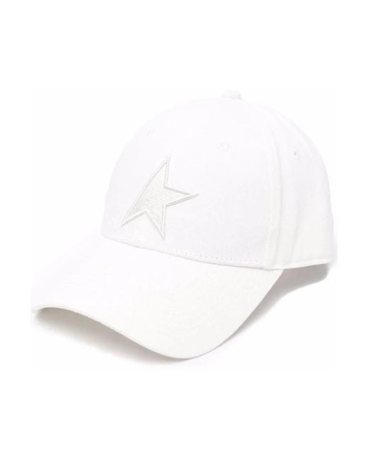 Golden Goose Deluxe Brand White Demos Cotton Blend Hat