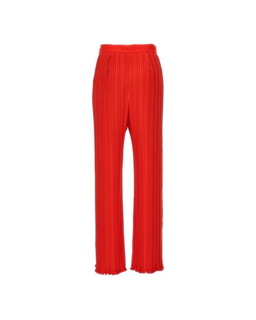 Lanvin Red Wide Trousers