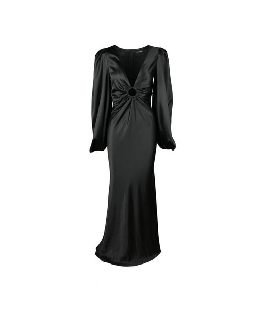 ACTUALEE Kleedjes ,Zwart ,Polyester Damesjurk Van Polyesterstof in het Black