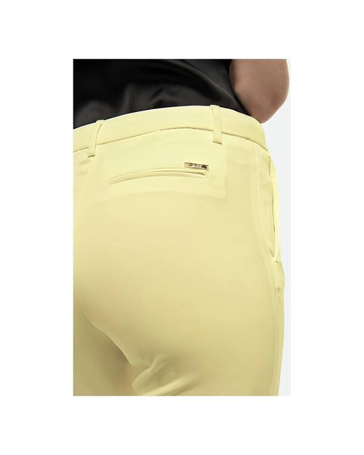 Trousers > cropped trousers Liu Jo en coloris Yellow
