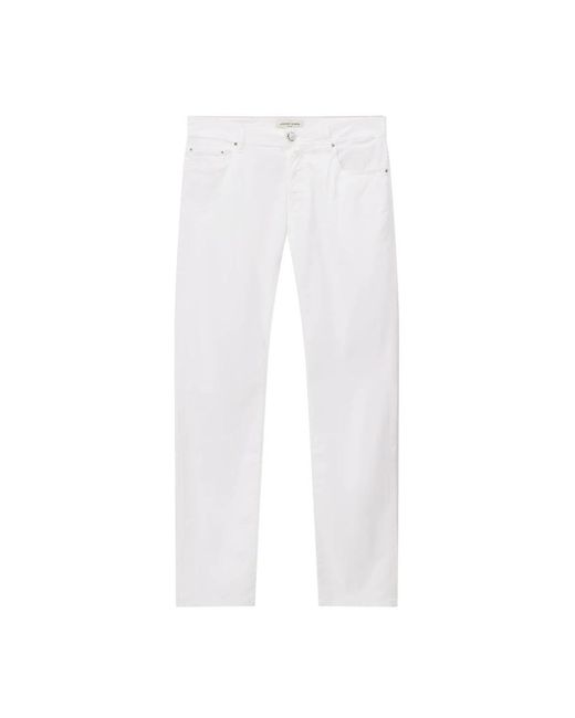 Jacob Cohen White Slim-Fit Jeans for men