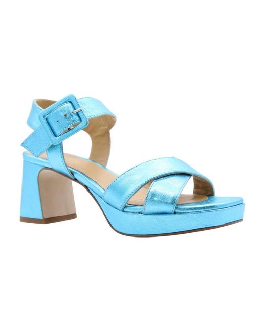 CTWLK Blue High Heel Sandals